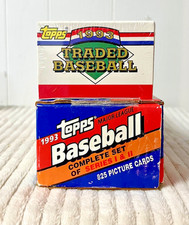 1993 Topps MLB Baseball Factory Sealed Set + Topps Traded Series Set - (2 LOT)