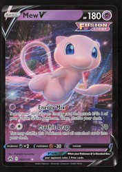 Mew V 060/159 Crown Zenith Holo Ultra Rare