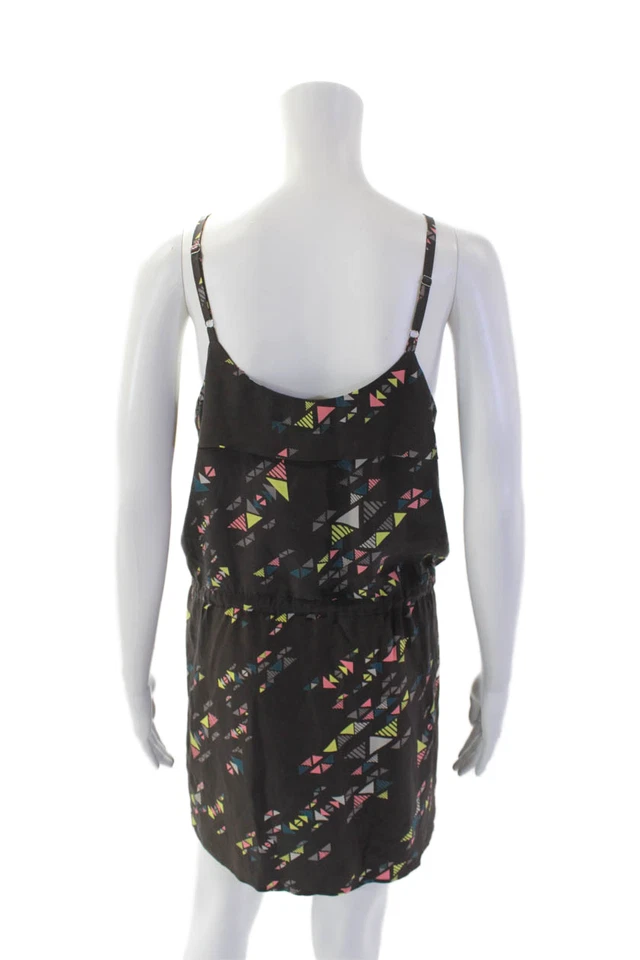 Camiseta sin mangas Dolce Vita para mujer con correa de espagueti texturizada cuello redondo marrón talla M Foto 3 de 4