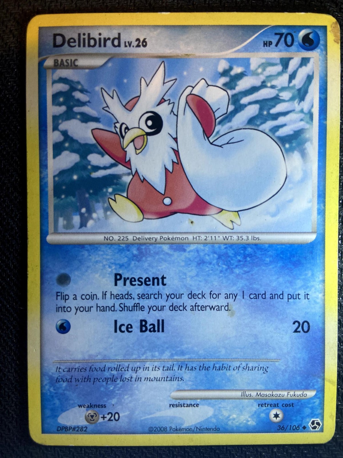 Delibird 36/106 Great Encounters Pokemon English Non Holo 2008