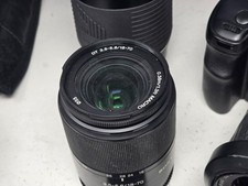 Sony Alpha A200 Camera DSLR 10.2MP with 18-70mm & 28-100mm & 70-210mm Lenses