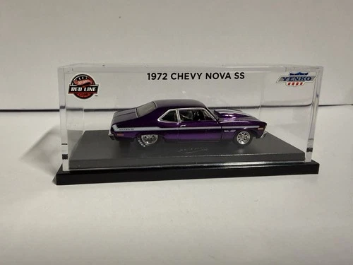 Hot Wheels Red Line Club Chevy Nova SS Yenko 1:64 Purple Diecast Car With Case