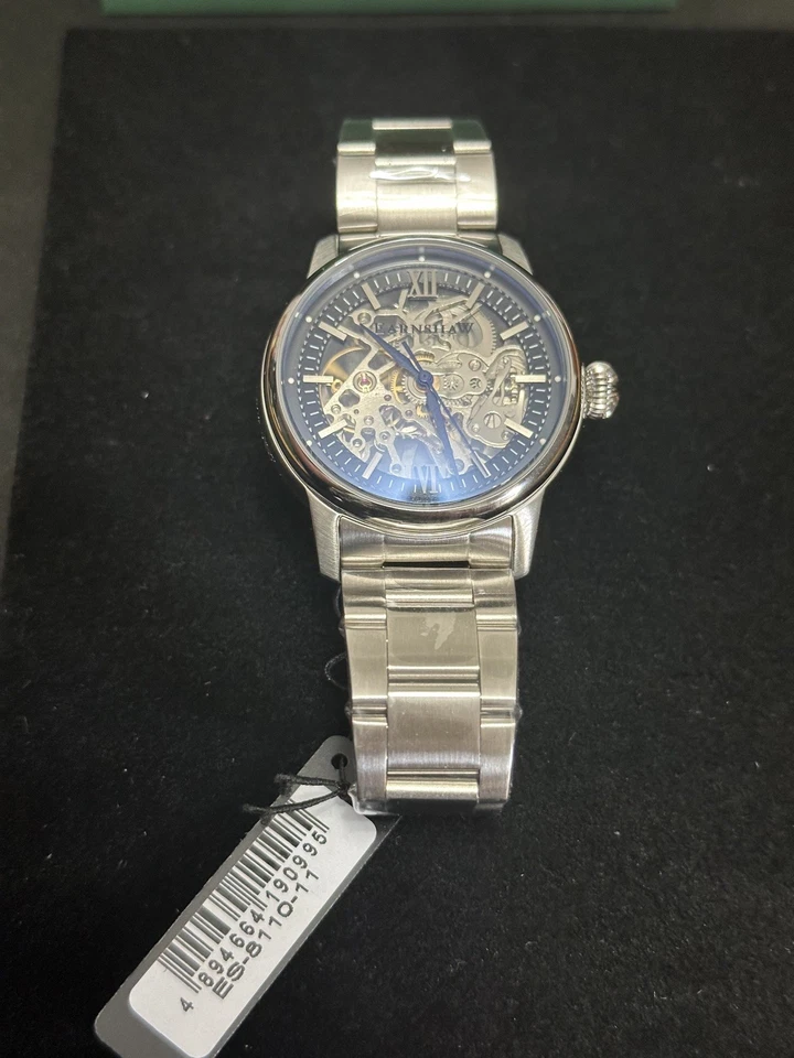 THOMAS EARNSHAW-CORNWALL SKELETON AUTOMATIC STARDUST BLACK SET ES-8110-11-SET - Image 3 of 4