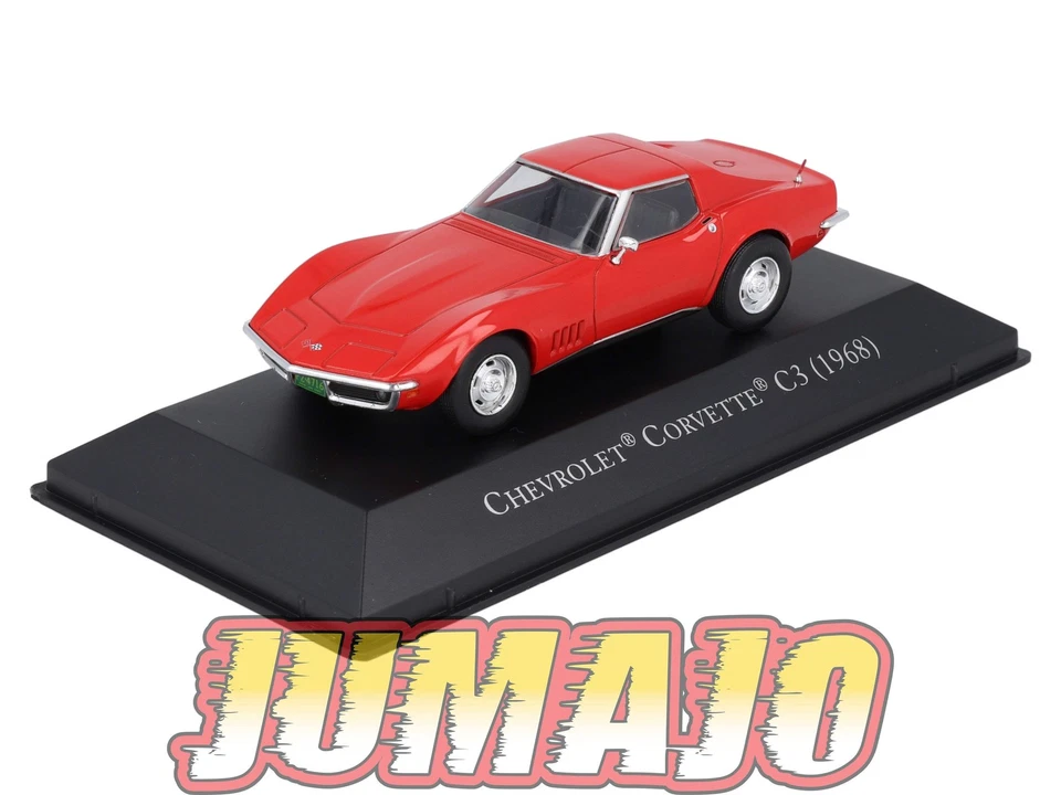 JUMAJO AC404 Voiture 1/43 IXO altaya américaines CHEVROLET Corvette C3 1968