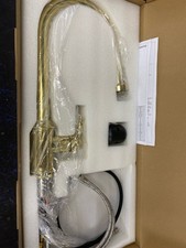 Signature Hardware 434084 Southgate Pull-Down Kitchen Faucet - Polished Brass