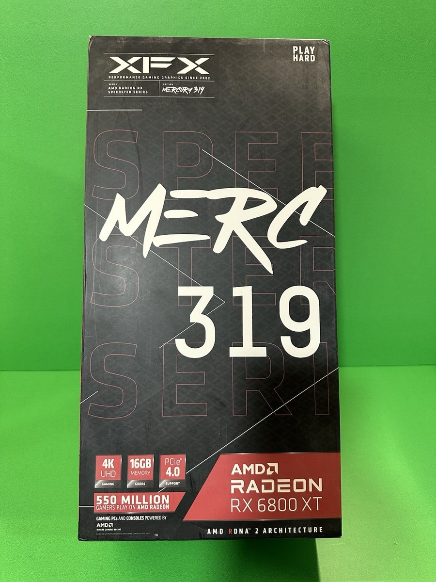 Xt Speedster Merc Merc 319 Rx 6800 Xt XFX Speedster MERC 319 AMD