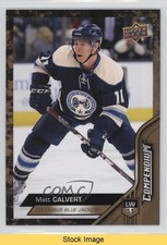 2016-17 Upper Deck Compendium Gold Matt Calvert #84 READ 4i0