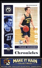 Franz Wagner 2021 Panini Chronicles Draft Picks #9 Michigan Wolverines Rookie RC