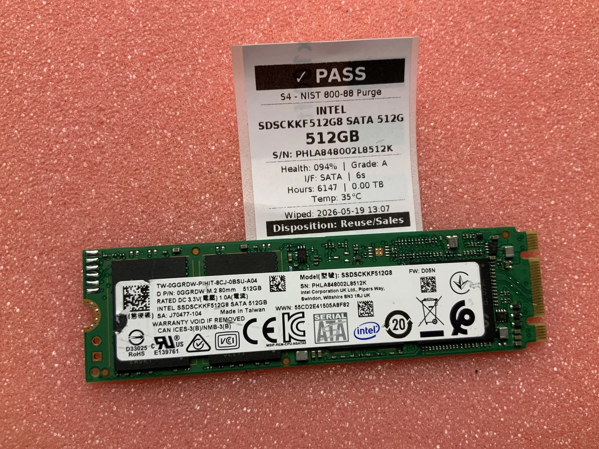 Intel M.2 Interface 512 GB Solid State Drives for sale | eBay