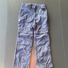 Jack Wolfskin Wanderhose Trekking Hose Shorts Zip Off blau  Größe 116 