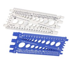 Thread Gauge Checker Thread Gauge Identifier for 13 Imperial & Metric Sizes New