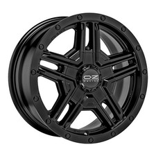 1x OZ RALLY ADVENTURE matt black + rivets 8.0Jx17 5x112 ET35