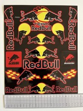 RedBull Racing Logo Sticker Sheet – Die-Cut Vinyl Decals #2