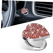 Bling Car Engine Start Button Cover, Push Start Button Cover, Cute Heart Red