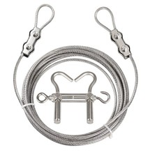 Clotheslines,Portable Windproof Clothes Rope Line with Stainless Steel Cable ...