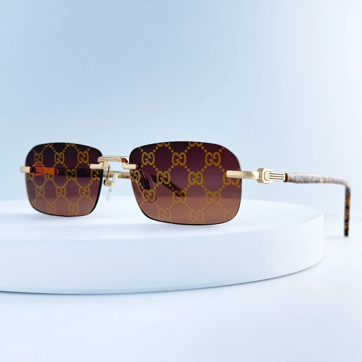 Gucci Rimless Sunglasses for Women for sale | eBay