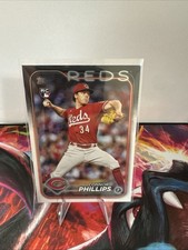 Topps 2024 Series 2 Connor Phillips #670 Cincinnati Reds Rookie Baseball Card. rookie card picture