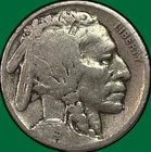 1919-S Buffalo Nickel Good G Coin, Scratch #38986