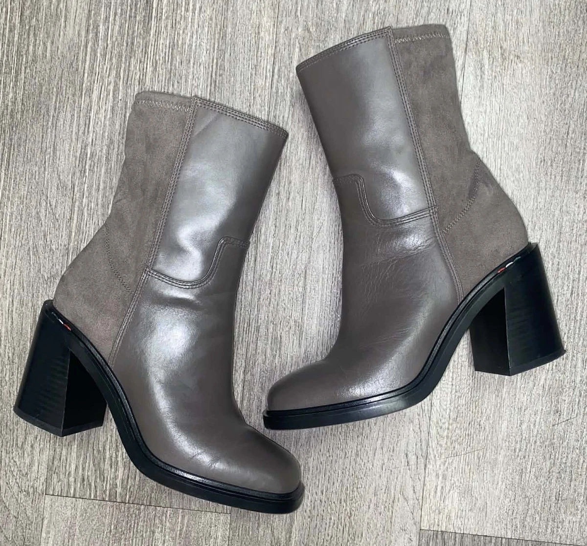 Franco Sarto Leather Upper Gray Boots for Women for sale | eBay display picture 1