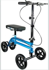 KNEE WALKER SCOOTER BLESSREACH All-Terrain Foldable Disc Brake for Foot Injuries