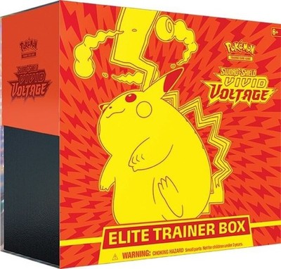 pokemon vivid voltage booster box ebay ETB Elite Trainer 2020 Pokemon Vivid Voltage 144 Sleeved
