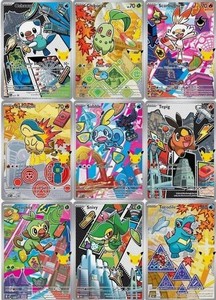 Pokémon First Partners Illustration Collection Series 2 Complete Set (9 cards)