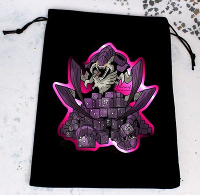 Premium Black Dice Bag: Space Bugs Würfel Beutel Baron of Dice NEU
