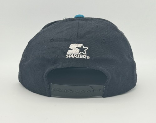 Charlotte Hornets Starter Vintage NBA Basketball Wool Snapback Sports Hat Cap - Picture 7 of 16
