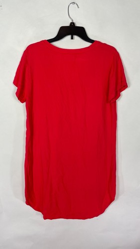Cloth & Stone Womens T Shirt Top V Neck Short Sleeve Red Size Medium. - Picture 6 of 12