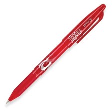 31552 Pilot FriXion Ball Erasable Gel Pen, Fine Pt 0.7mm, Red Ink, Pack of 1
