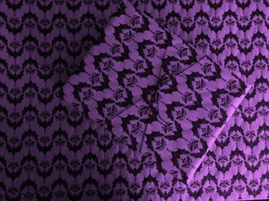 Baroque Bats on Purple Wrapping Paper