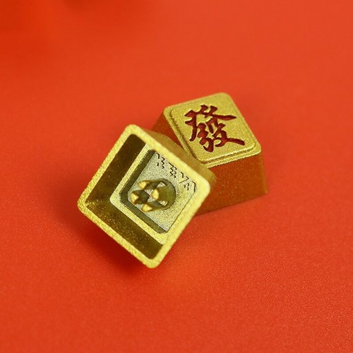 Piece Chinese Style Mahjong Game Keycap Zinc Aluminum Alloy Custom Key Cap - Picture 11 of 12