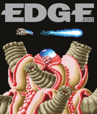 RARE LIMITED EDITION 165/200 R-TYPE RETRO GAME EDGE MAGAZINE COLLECTOR POSTCARD