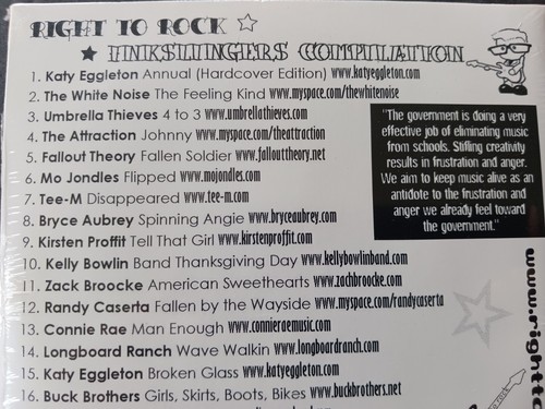 Right To Rock 2006 Inkslingers Ball Benefit CD Anaheim Stadium Sealed CD - Picture 3 of 5