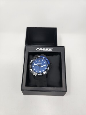 Cressi Manta Watch 100M Black Black Blue