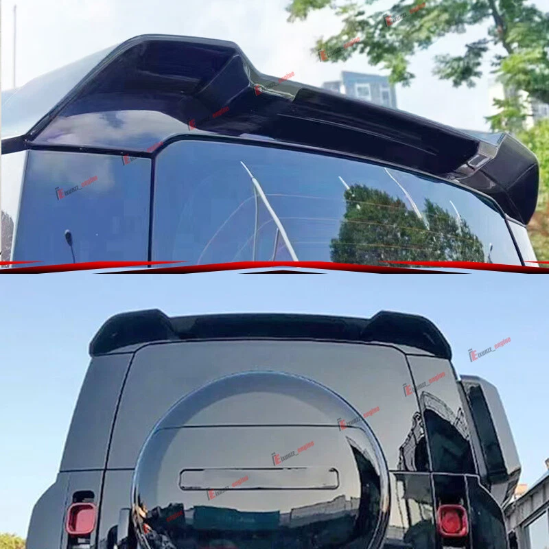For Land Rover Defender 90 110 130 2020-2024 Rear Tail Roof Spoiler Wing Black - Image 2 of 4