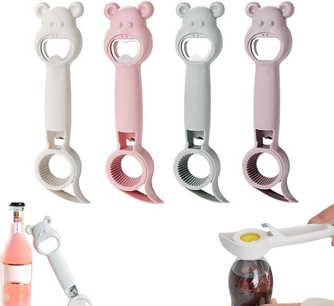 Scolarshih 4 in 1 Bottle Opener