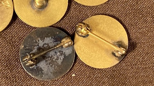 Lot of 5 Vintage Enamel Service Pin Consumer Power Co of Michigan Electric Co. - Picture 9 of 10