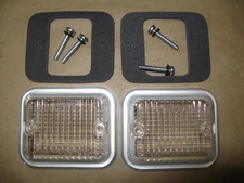 MG Reverse Backup Light Lens set genuine "LUCAS" brand for MGB, Midget, Jag E