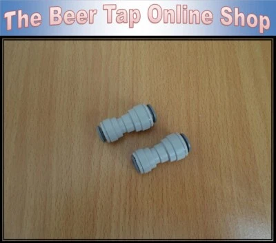 John Guest Speedfit 3/8" to 5/16" Pipe Beer Line Reducer. JG Push Fit Connectors