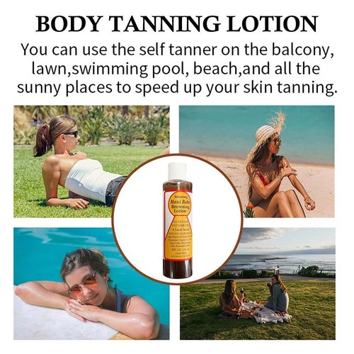 1/2/3PACK AMAZING Maui Babe Browning Lotion - All Natural Fast Dark-Tan 236ml - Picture 12 of 16