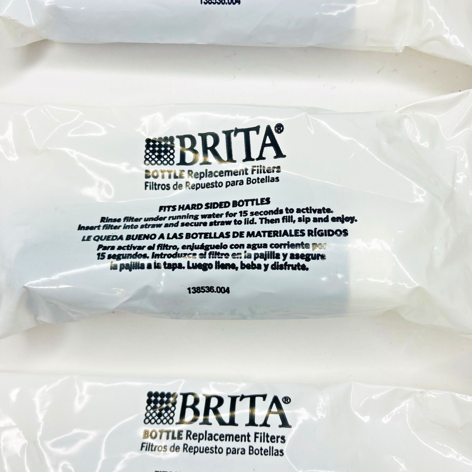 4 BRITA Bottle Replacement Filters Filters 1 Year Pack Indiv