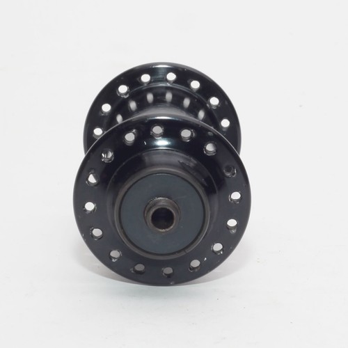 Vintage Black Gary Fisher Front Hub Low Flange 32H 25mm endcaps - Picture 2 of 6