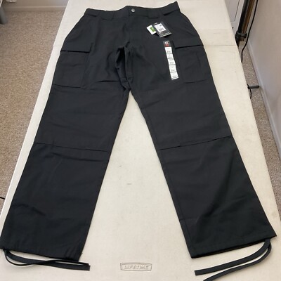 5.11 Tactical TDU Pantaloni Lavoro Leggeri Uomo – Nero 4XL – Ripstop Con Ginocchiere - 5