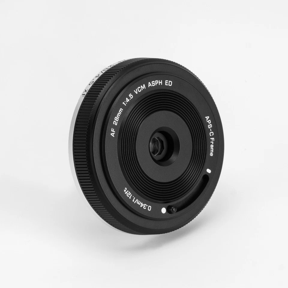 Lente VILTROX 28mm F4.5 XF Pancake Full Frame AF Prime para Fuji X-Mount Nuevo Foto 3 de 4