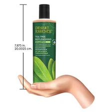 Desert Essence Tea Tree Replenishing Shampoo with Peppermint & Yucca 12.9 fl oz