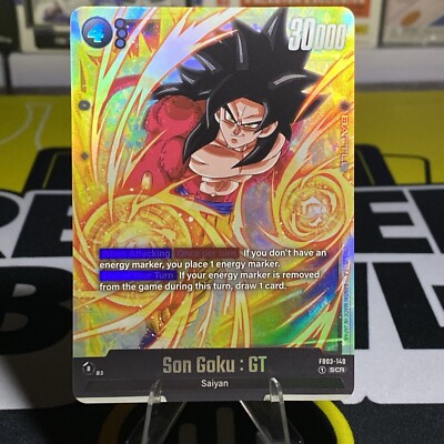 孫悟空SCR⭐︎⭐︎(F803-140) Dragon Ball Fusion World Son Goku GT FB03-140 SCR Raging