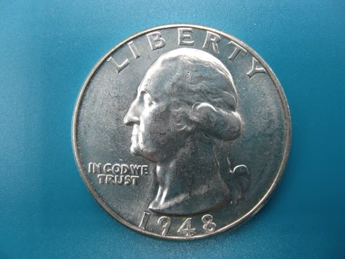 1948 D Washington Quarter Dollar Gem BU! #272502