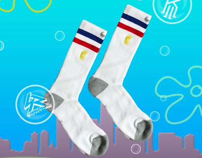 Nike Elite Kyrie x Spongebob Crew Socks White Medium SK0086-100 Men 6-8 Wmn 6-10 | eBay