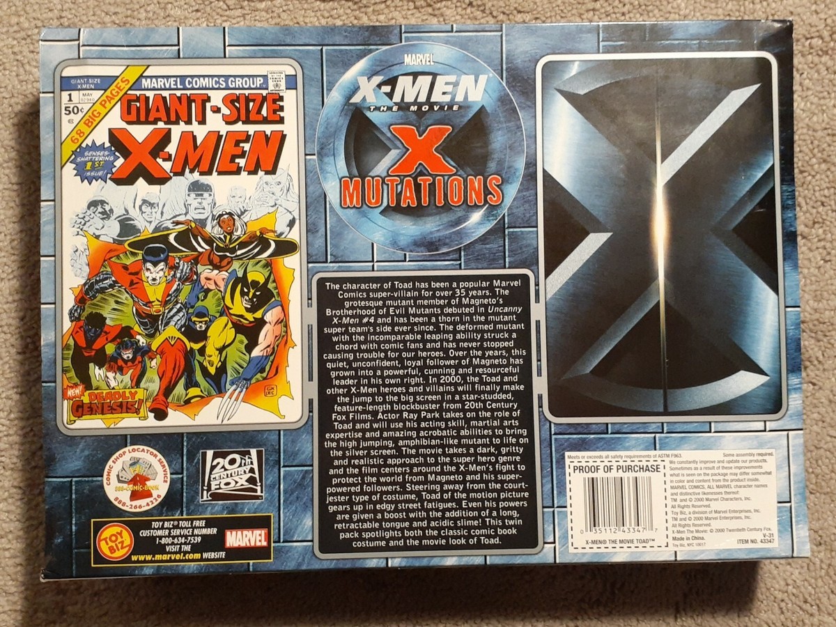 X-MEN THE MOVIE X MUTATIONS CLASSIC TOAD 2 PACK ACTION
